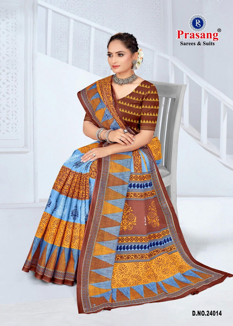 Prasang Suncity Vol 24 Cotton Printed Daily Wear Sarees Wholesale Online